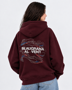 "BLAUGRANA AL VENT" - Hoodie