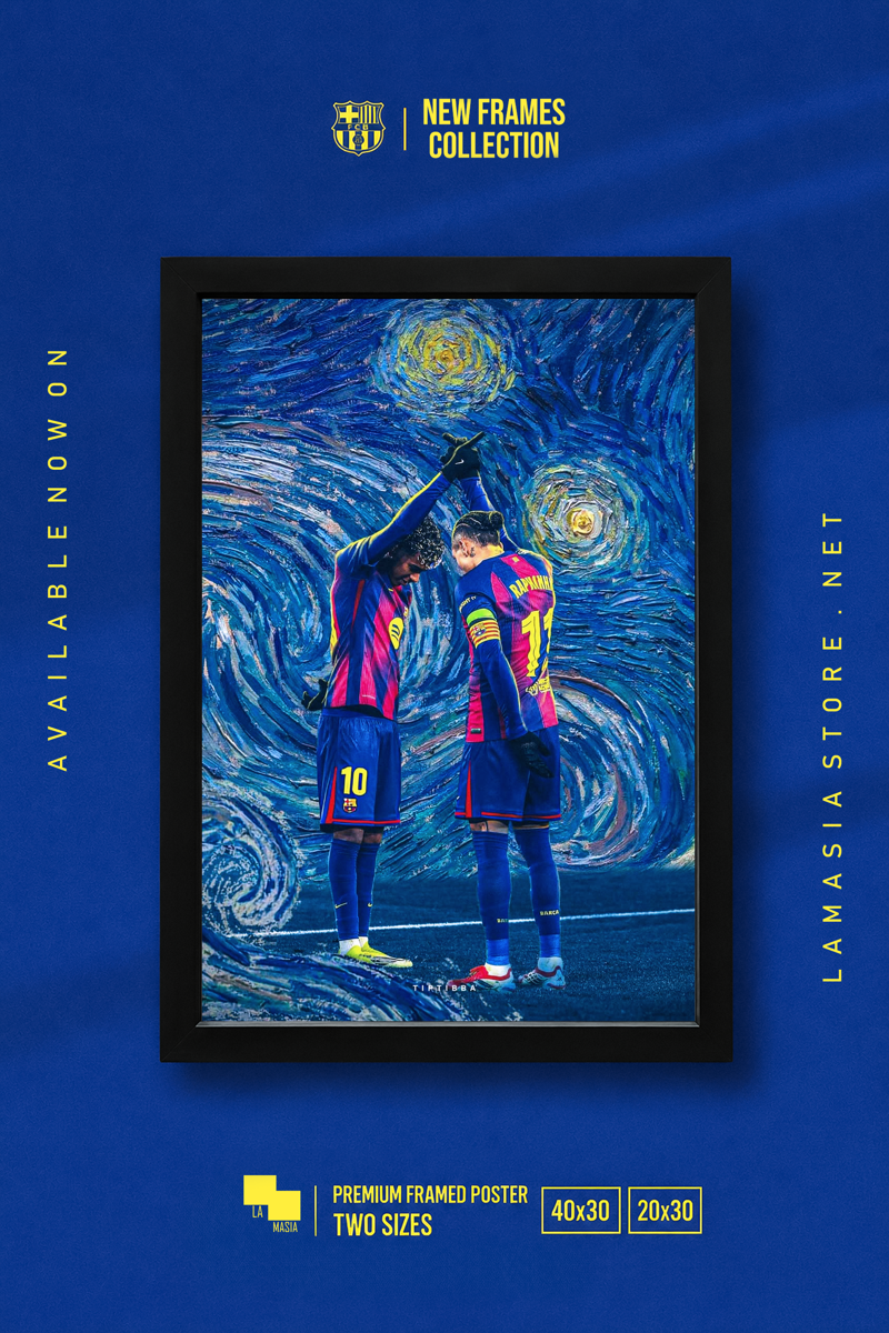 Starry Night "Yamal & Raphinha" Frame