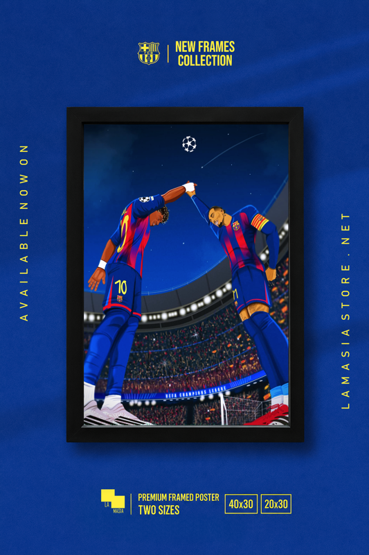 UCL "Yamal & Raphinha" Frame