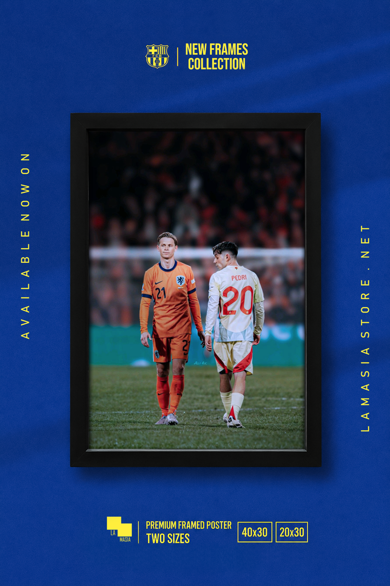 "De Jong & Pedri" Frame
