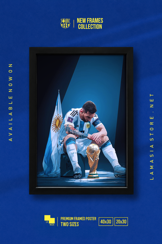 "Messi - Argentina World Cup" Frame