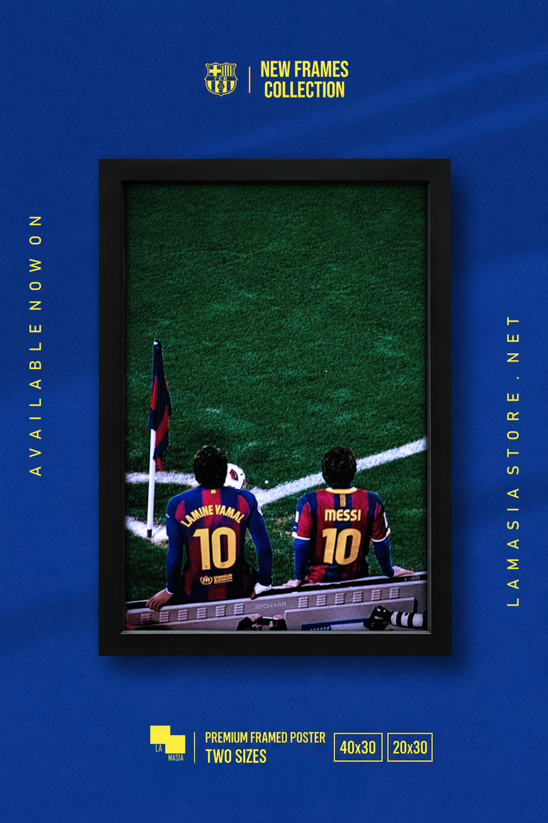 "LAMINE & MESSI" 2 Frame