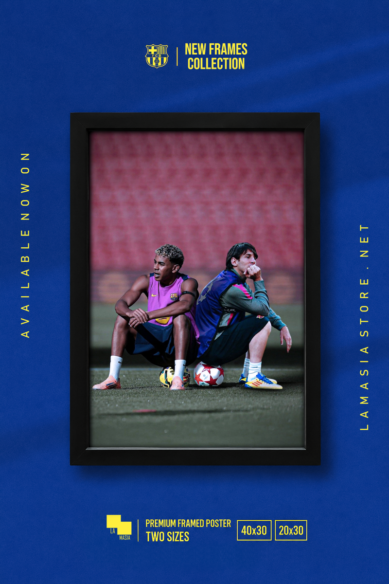 "LAMINE & MESSI" Frame