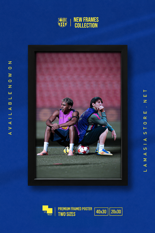 "LAMINE & MESSI" Frame